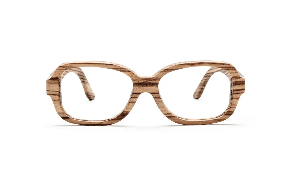 Light natural wood Banyan Road frame on a pale background